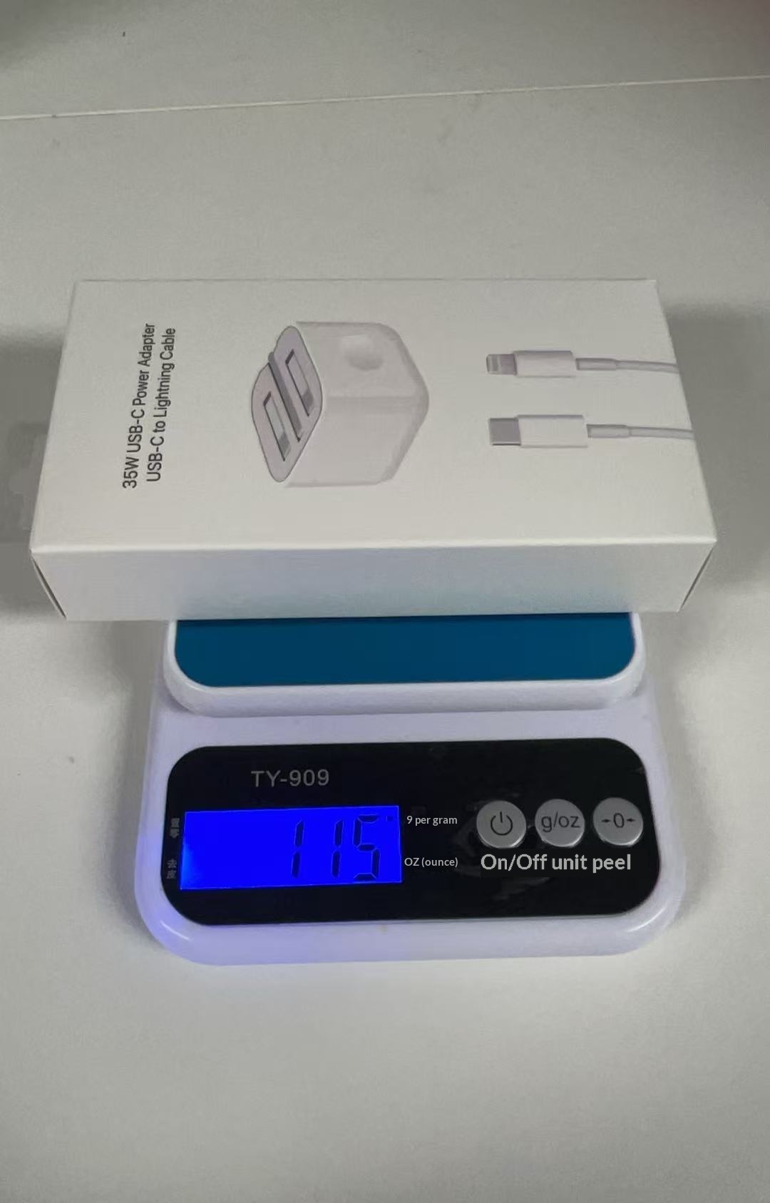 Caricabatterie compatibile TechCore PD20W per iPhone 5-16, set di cavi dati per ricarica rapida da 35 W_voghion.com