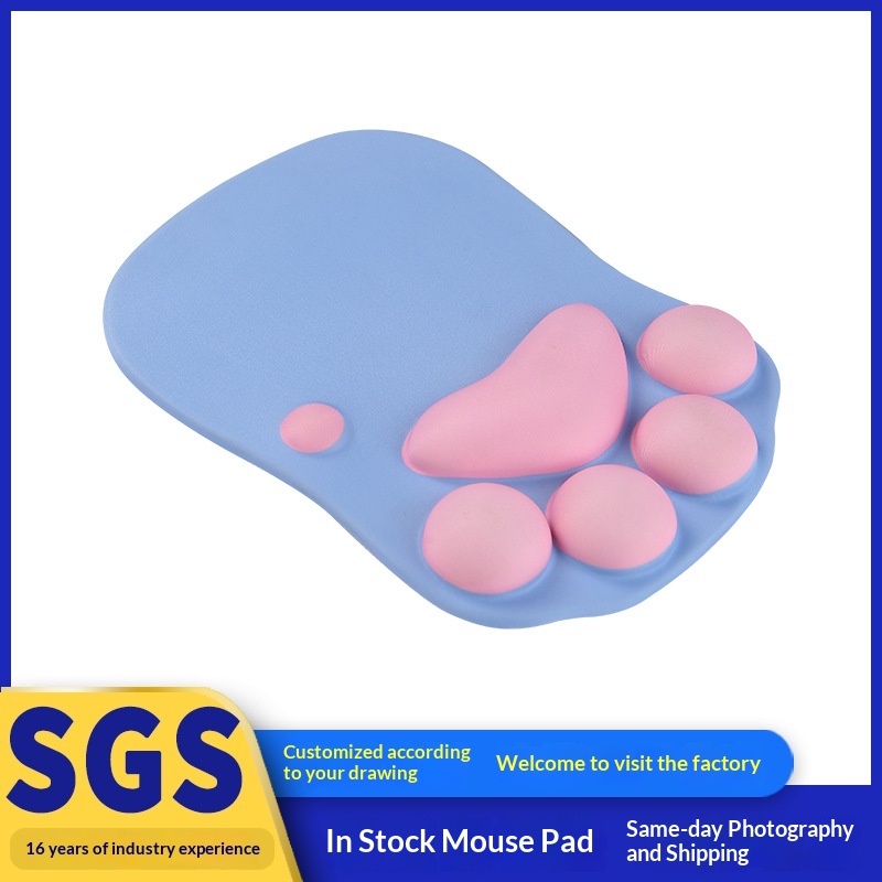 TechCore Yeni Sevimli Çizgi Film Desenli Silikon Masa Altlığı, Büyük Boy, Kaymaz Oyun Bilek Desteği, Stokta, Toptan_voghion.com