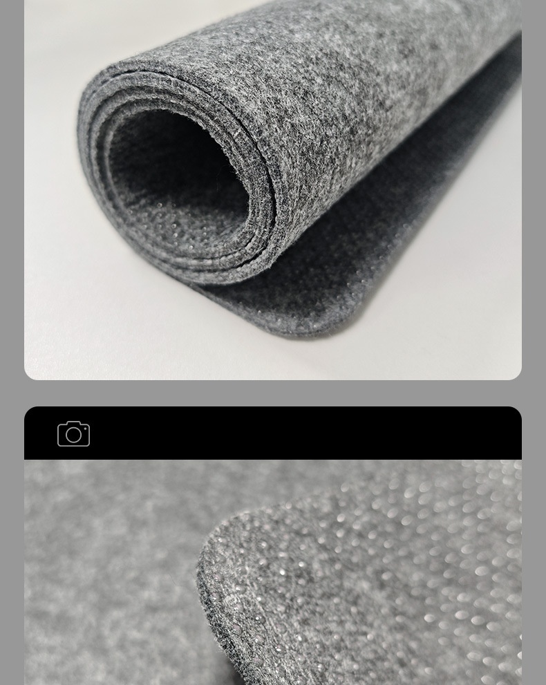 TechCore Large Mouse Pad Simple Solid Color Thickened Drip Plastic Non-Slip Computer Office Felt Calligraphy Mat_voghion.com