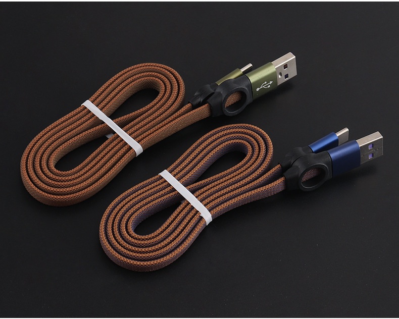 TechCore Großhandel Handy-Schnellladekabel mit USB-Anschluss, kompatibel mit iPhone Lightning, Android und Typ-C (Einzelanschluss)_voghion.com