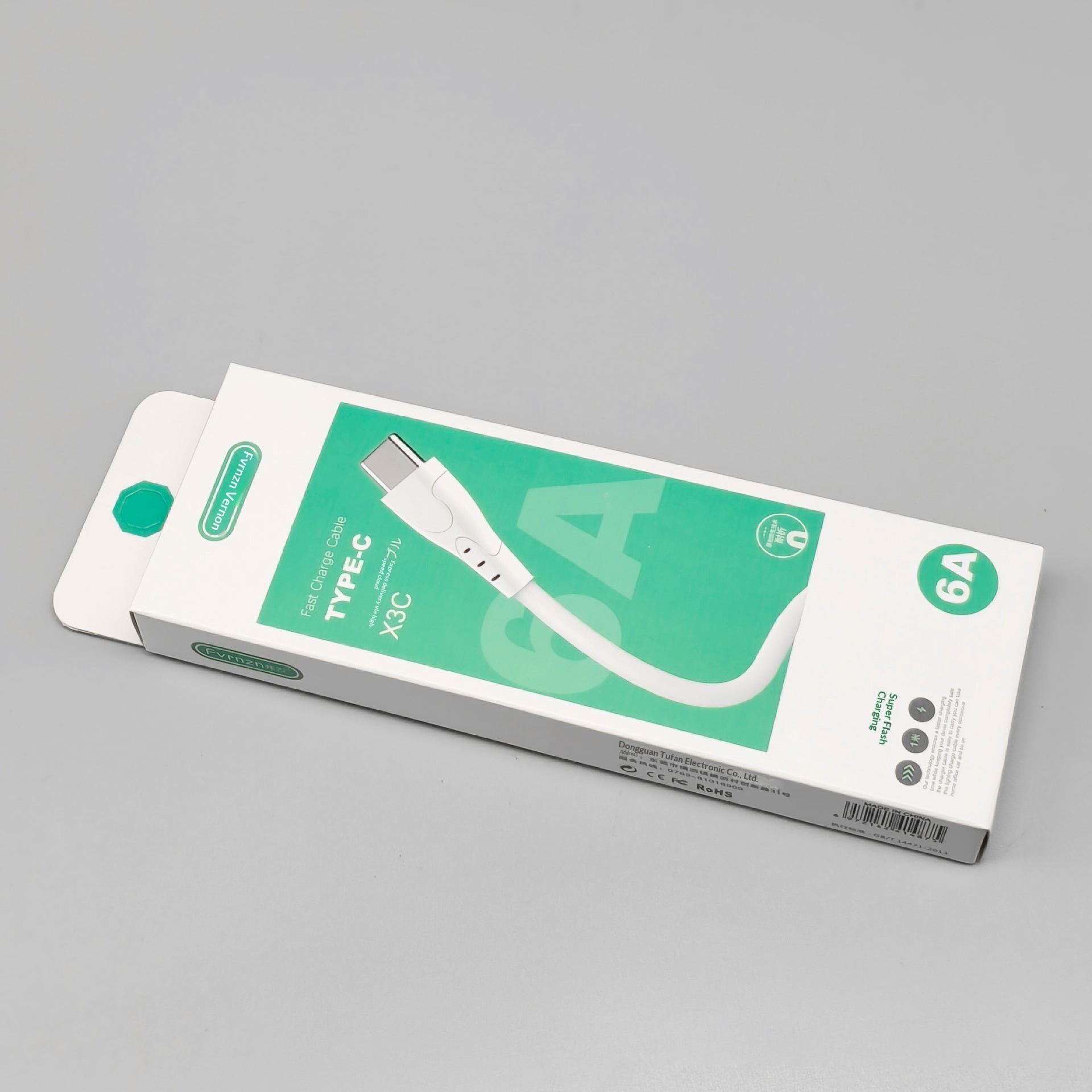 TechCore 6A Flash Mobile Data Compatible With Huawei Xiaomi Vivo Iphone Oppo OnePlus Honor Phone Charging Cable_voghion.com