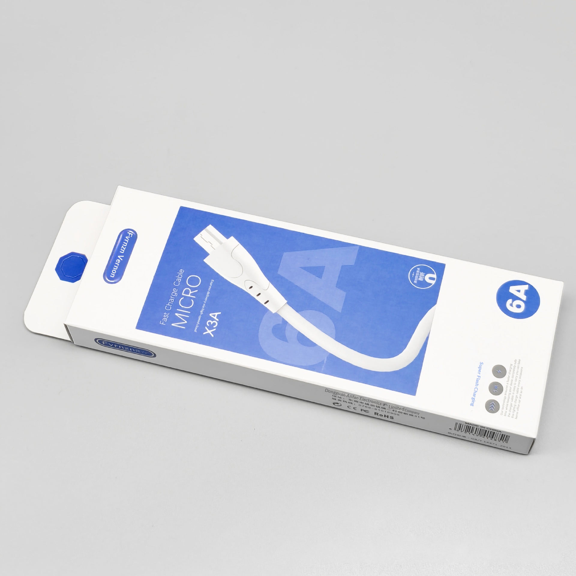 TechCore 6A Flash Mobile Data Compatible With Huawei Xiaomi Vivo Iphone Oppo OnePlus Honor Phone Charging Cable_voghion.com