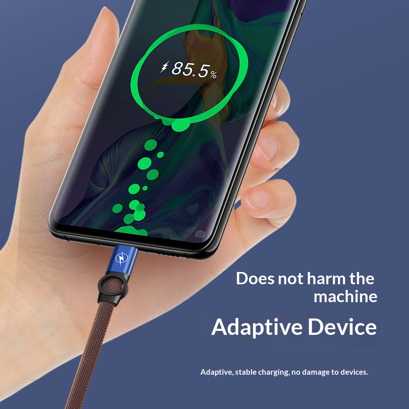 TechCore Großhandel Handy-Schnellladekabel mit USB-Anschluss, kompatibel mit iPhone Lightning, Android und Typ-C (Einzelanschluss)_voghion.com