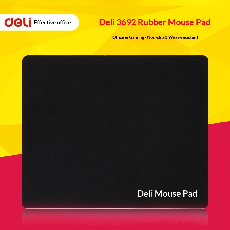 Tappetino per mouse in gomma antiscivolo per computer da gioco TechCore Deli 3692_voghion.com