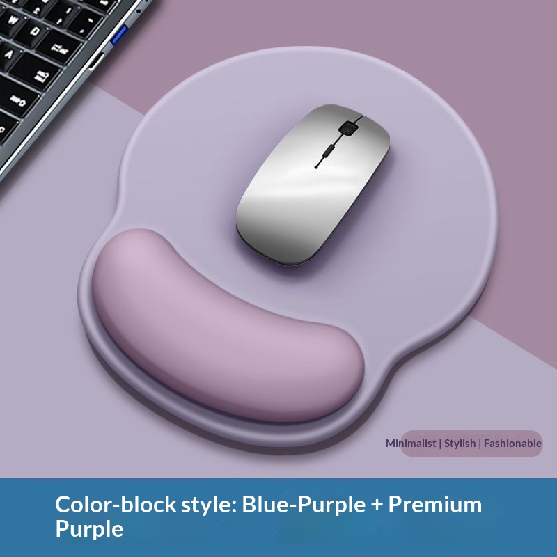 TechCore Business Hih-End Mouse Computer Desk Waterproof Protective Soft Rubber Solid Color Keyboard Wrist Rest Pad Free_voghion.com