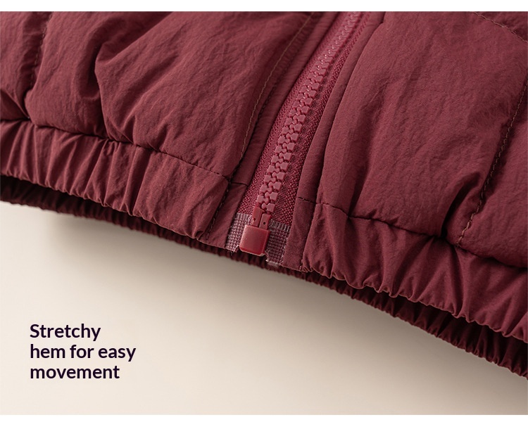 Chaqueta de invierno acolchada para niño en algodón con cuello_voghion.com