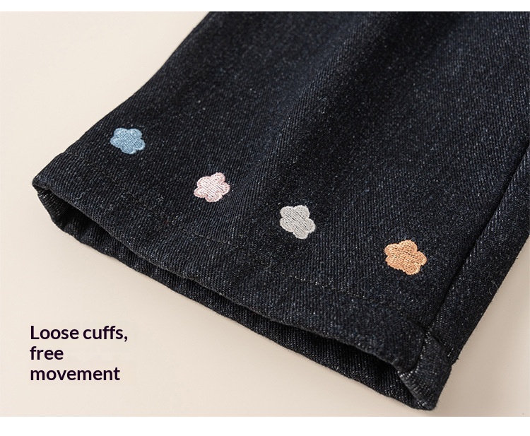 Fleeceforede brede bukser til piger vinterbukser_voghion.com