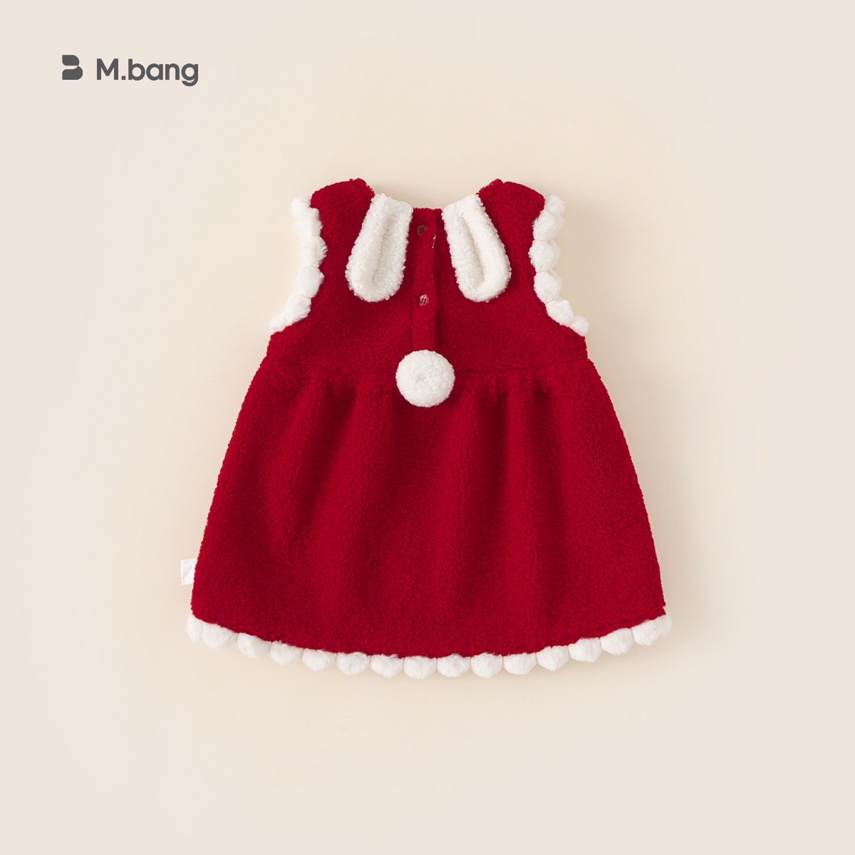 Alyce-xiyue1baobao Bangxuan Roupas Novas de Inverno para Bebê com Boneca de Lã para Meninas Vestido Infantil Grosso_voghion.com