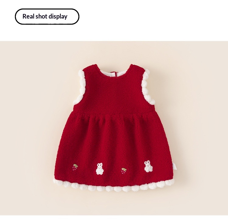 Gorro de inverno para menina com forro polar e boneca fofa_voghion.com