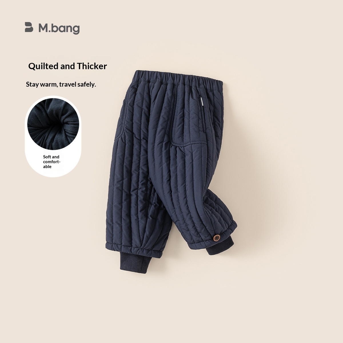 Alyce-xiyue1baobao Bangxuan Clothing Pantaloni da bambino caldi in cotone lunghi e spessi, nuovi e semplici, casual, invernali_voghion.com