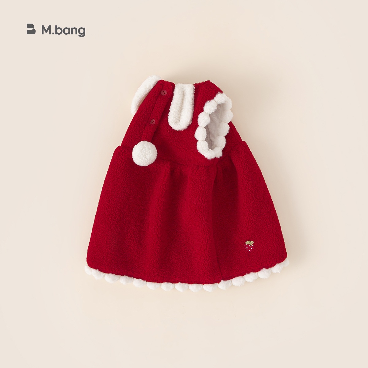 Alyce-xiyue1baobao Bangxuan Roupas Novas de Inverno para Bebê com Boneca de Lã para Meninas Vestido Infantil Grosso_voghion.com