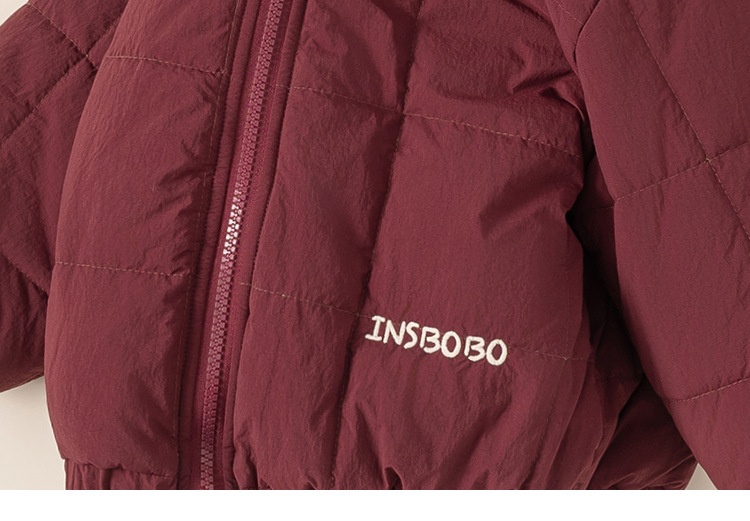 Chaqueta de invierno acolchada para niño en algodón con cuello_voghion.com