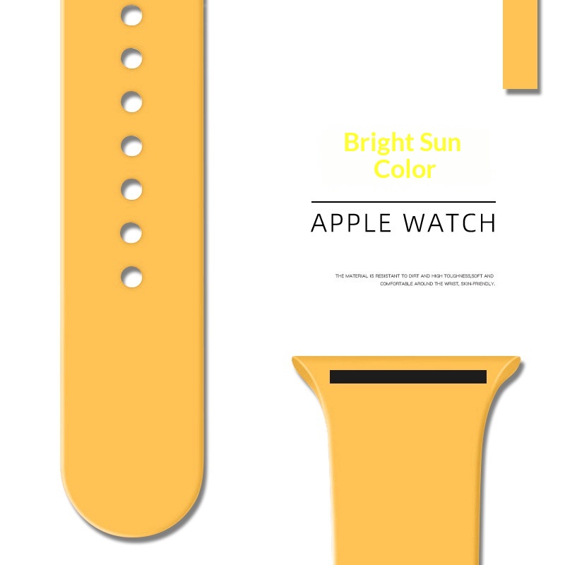 Compatibile con iWatch Watch 11 Cinturino in silicone con fibbia a singolo anello Ultra 3_voghion.com