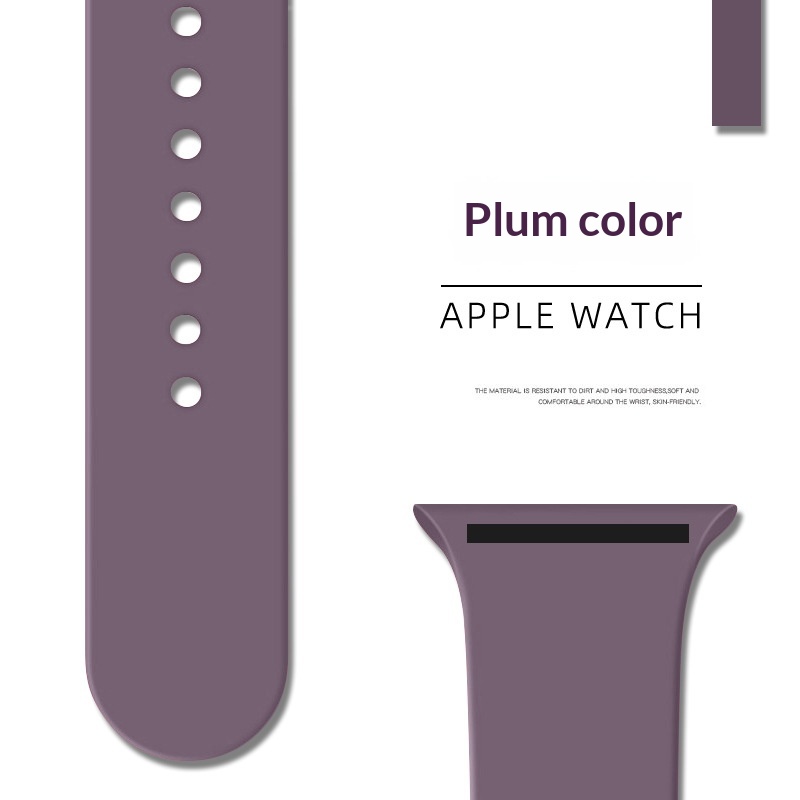 Compatibile con iWatch Watch 11 Cinturino in silicone con fibbia a singolo anello Ultra 3_voghion.com