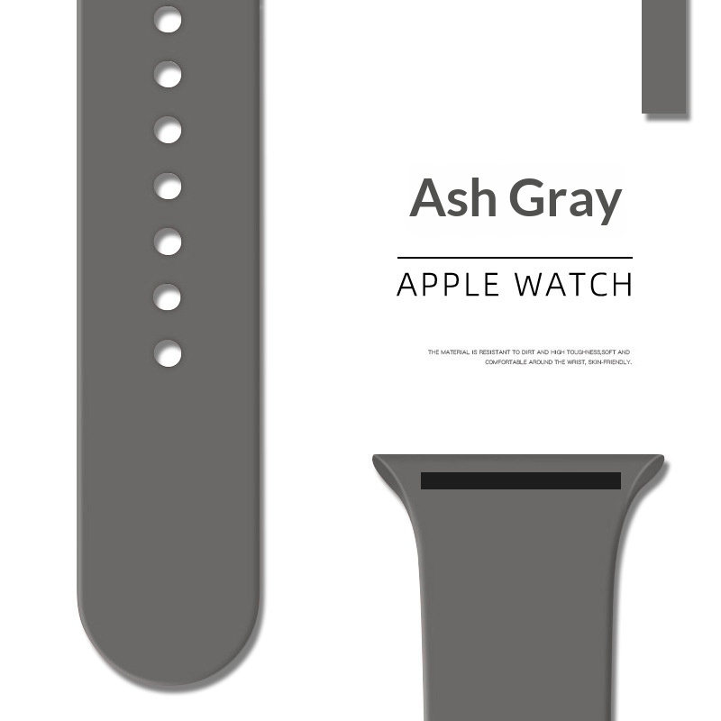 Compatibile con iWatch Watch 11 Cinturino in silicone con fibbia a singolo anello Ultra 3_voghion.com