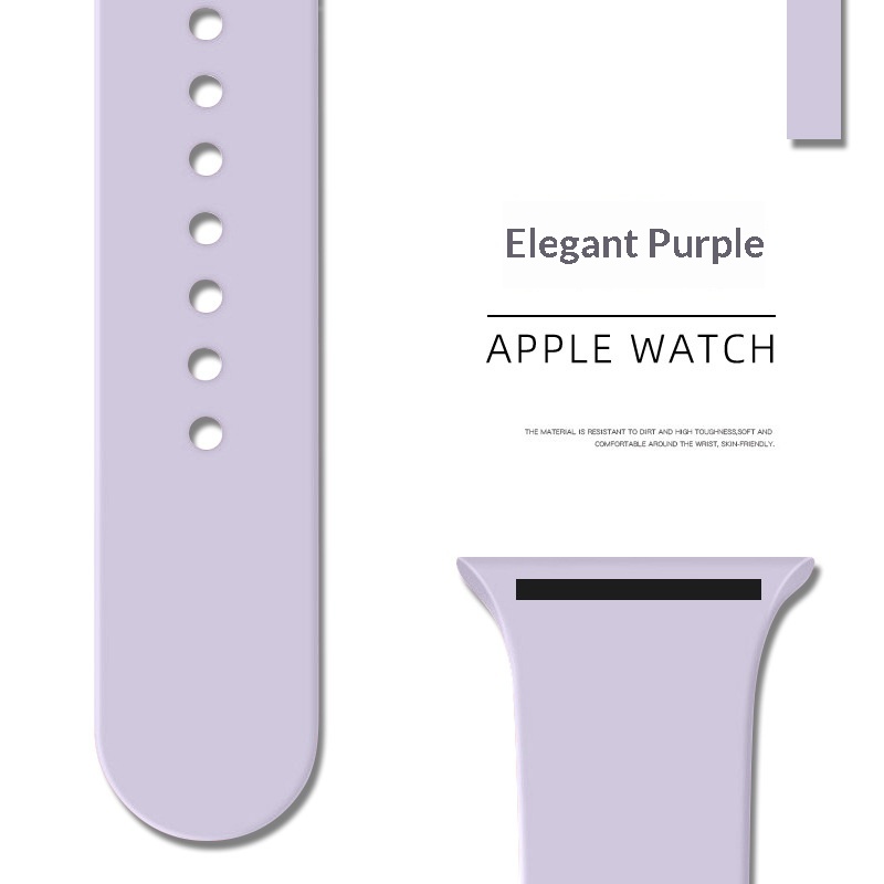 Compatibile con iWatch Watch 11 Cinturino in silicone con fibbia a singolo anello Ultra 3_voghion.com