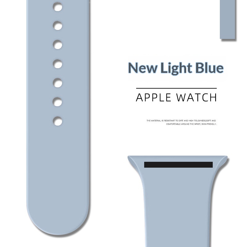 Compatibile con iWatch Watch 11 Cinturino in silicone con fibbia a singolo anello Ultra 3_voghion.com