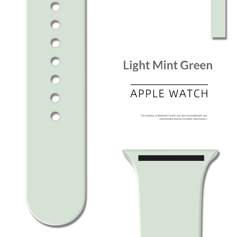 Compatibile con iWatch Watch 11 Cinturino in silicone con fibbia a singolo anello Ultra 3_voghion.com