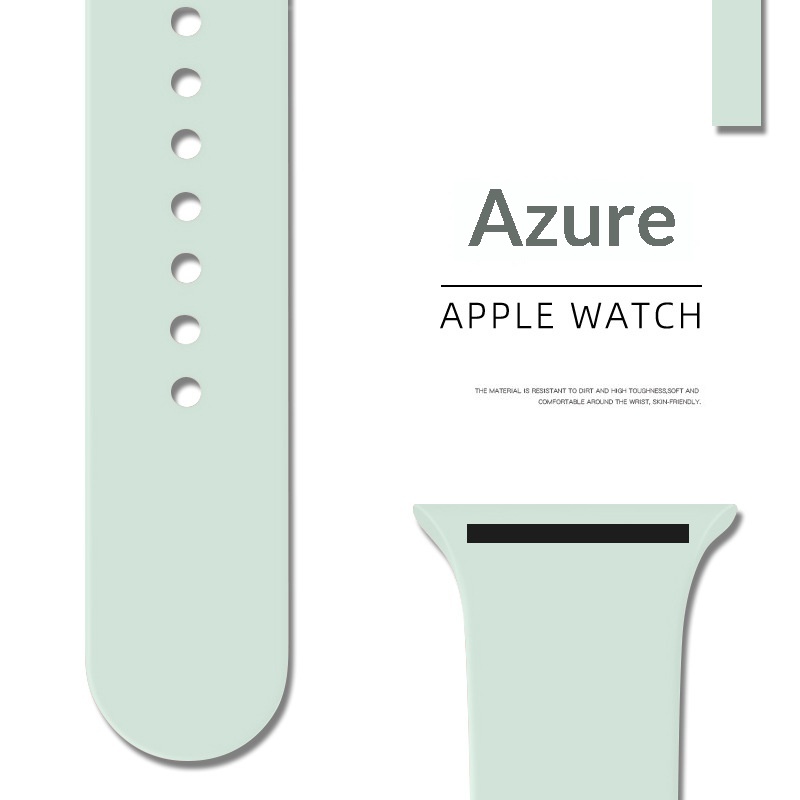 Compatibile con iWatch Watch 11 Cinturino in silicone con fibbia a singolo anello Ultra 3_voghion.com