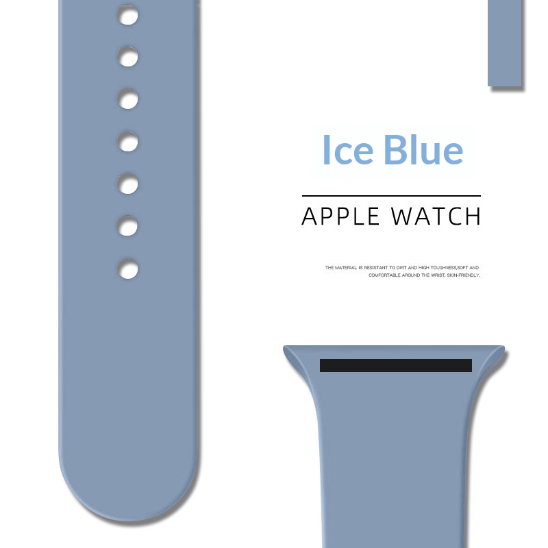 Compatibile con iWatch Watch 11 Cinturino in silicone con fibbia a singolo anello Ultra 3_voghion.com