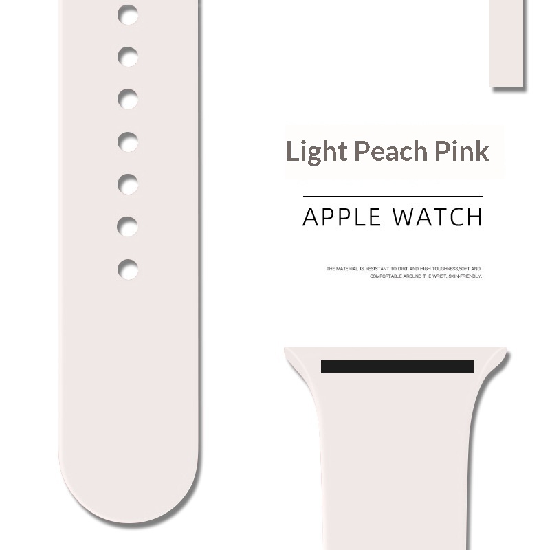 Compatibile con iWatch Watch 11 Cinturino in silicone con fibbia a singolo anello Ultra 3_voghion.com