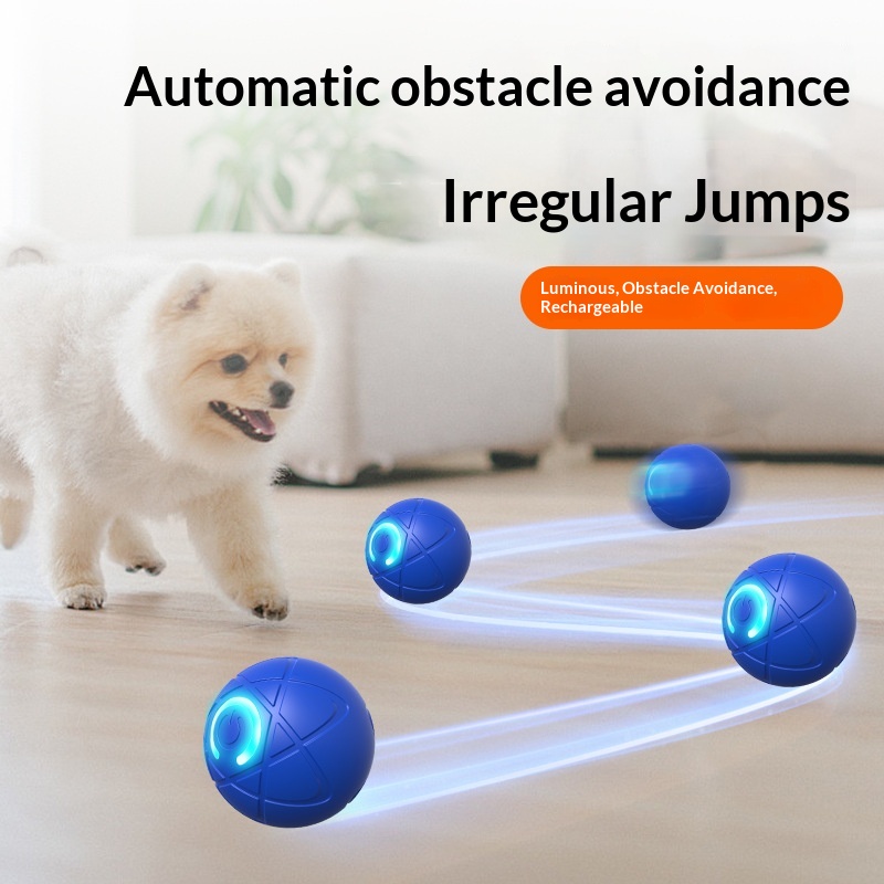 Jumping Ball Toy Smart New Food Grade Companion Dog Walking Artifact Wear-resistant Boredom Relief Electric Rechargeable_voghion.com