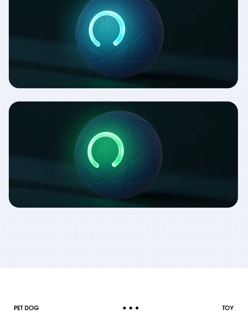 Elektronická inteligentní míč hračka pro psy nabíjecí_voghion.com