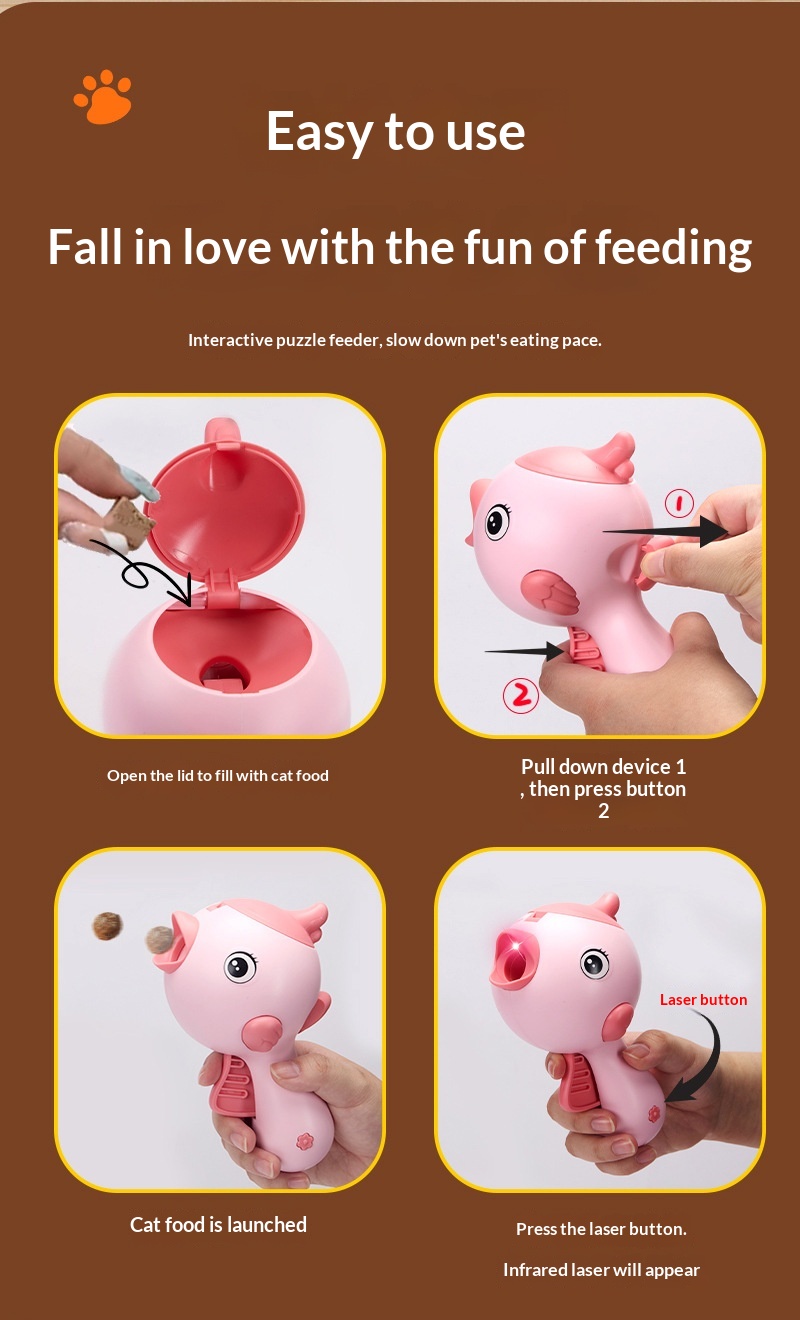 Interactieve voerkatapult voor honden en katten training_voghion.com