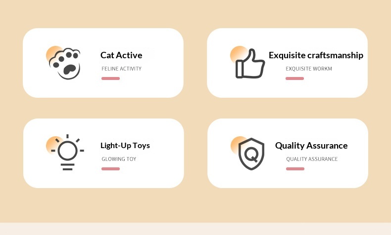 Smart interaktiv lysende fodbold til hunde og katte_voghion.com