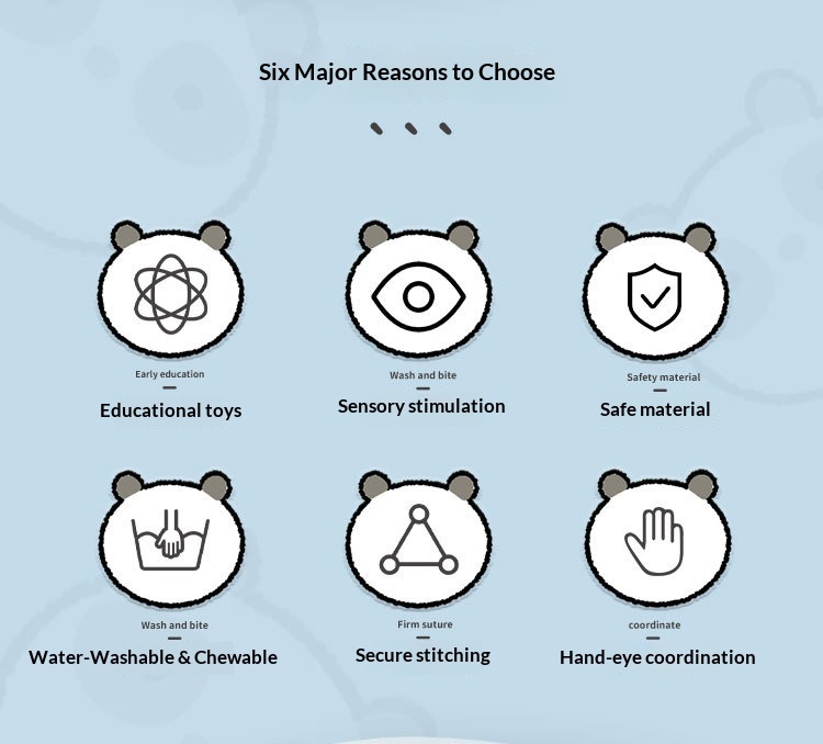 Libro educativo in stoffa per neonati con puzzle in velcro_voghion.com