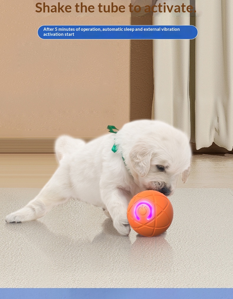 Elektronická inteligentní míč hračka pro psy nabíjecí_voghion.com