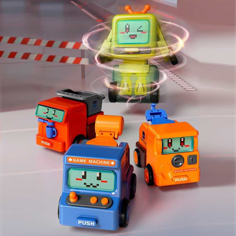 Nieuwe transformerende auto-robot met botsings- en draaifunctie, creatief speelgoed voor kinderen, leuk en origineel cadeau, groothandel._voghion.com