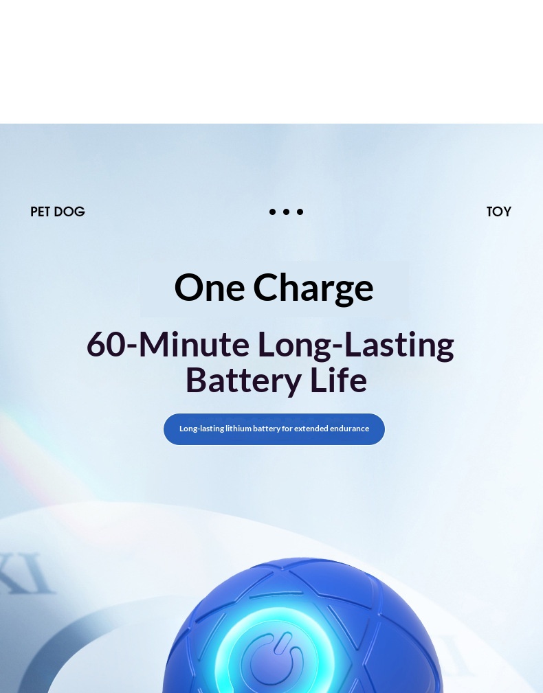Elektronická inteligentní míč hračka pro psy nabíjecí_voghion.com