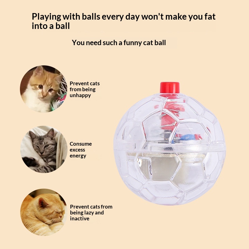 Cross-Border Teaser Ball Glowing Dog Cat Smart World Cup Football Plastic Interactive Self-Entertainment Toy_voghion.com