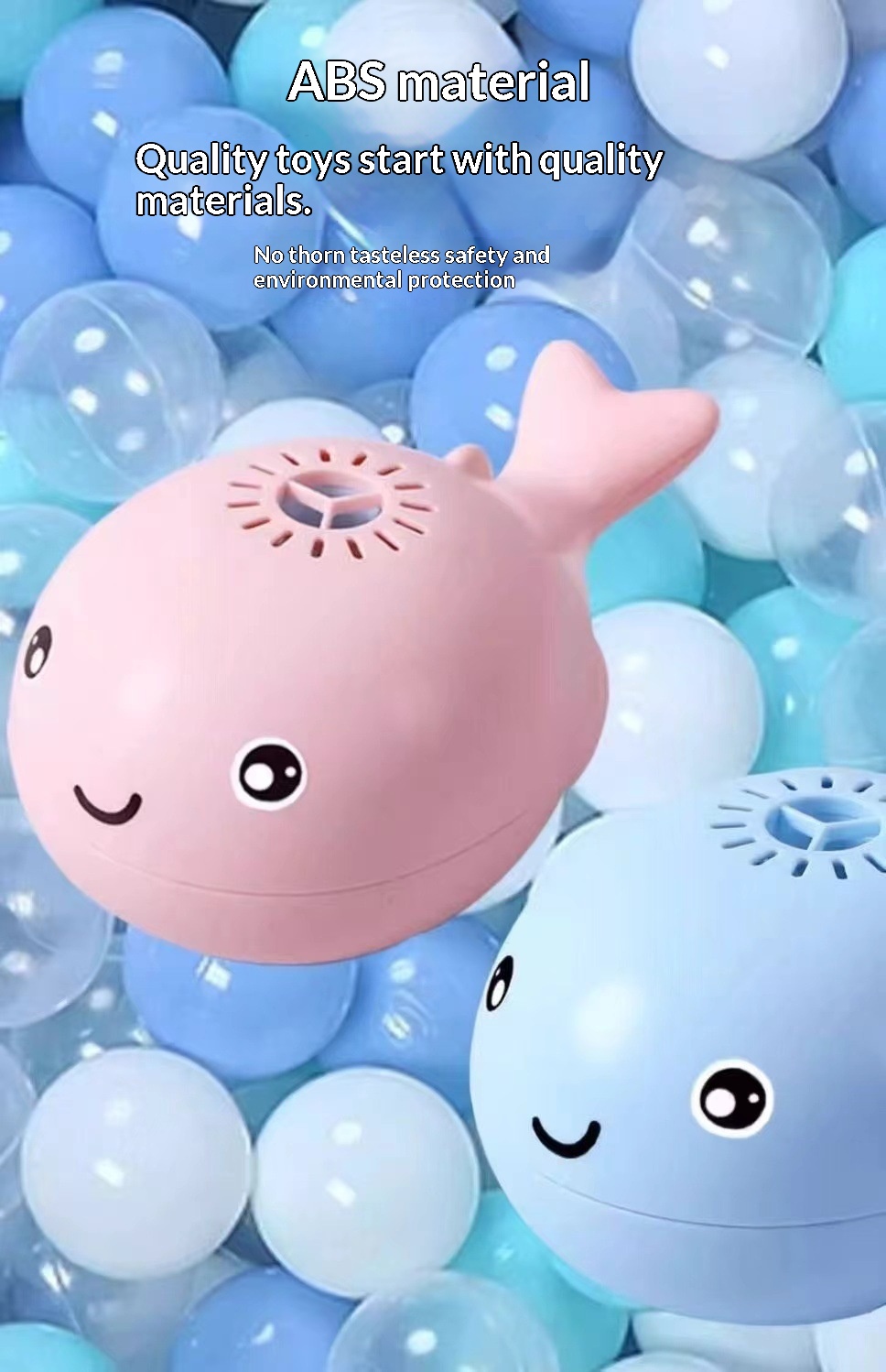 Whale Floating Ball Toy For Baby Focus And Educational Learning_voghion.com