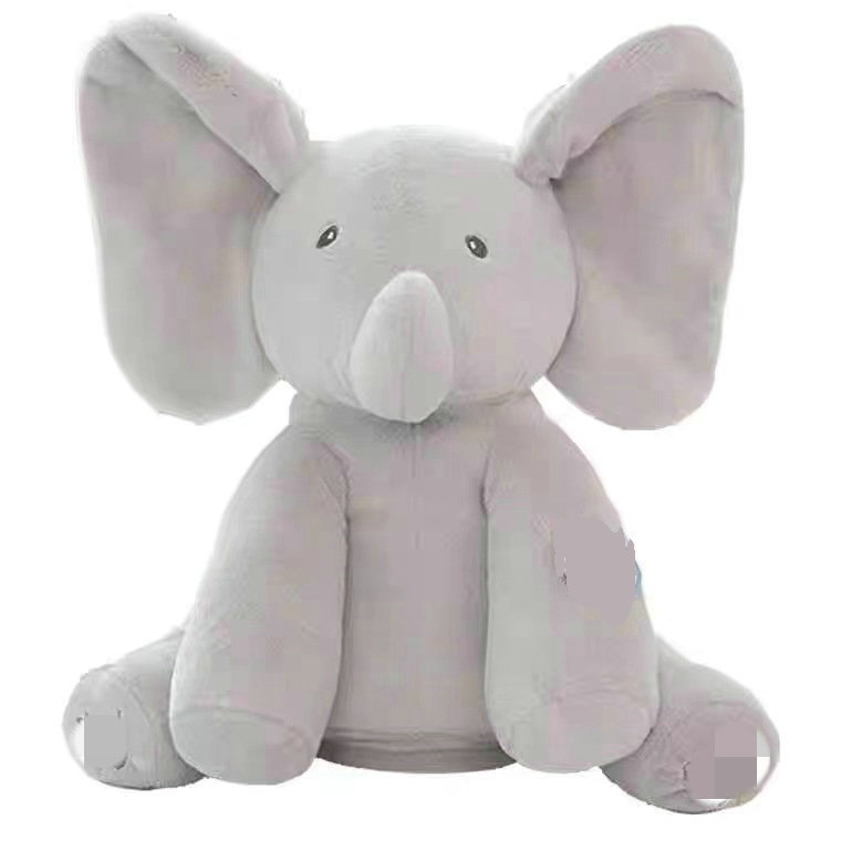 Intelligent Interactive Rabbit And Elephant Plush Toy For Kids_voghion.com