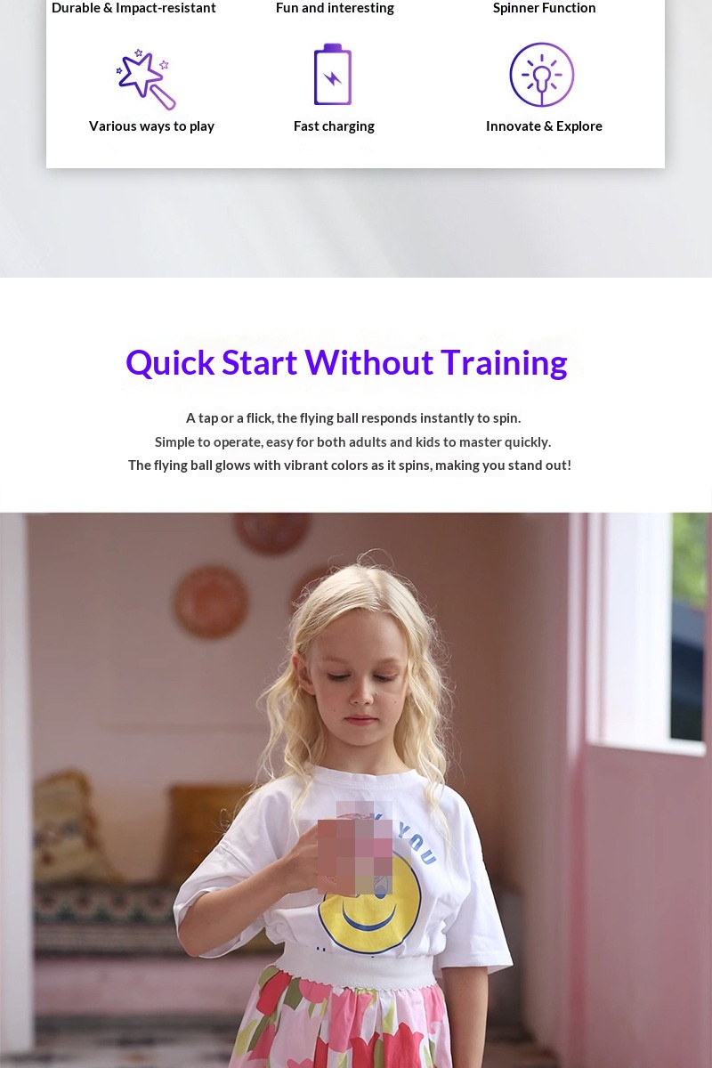 Smart Sensor Floating Cross-Border Gyro Children's Toy Magic Flying Ball_voghion.com