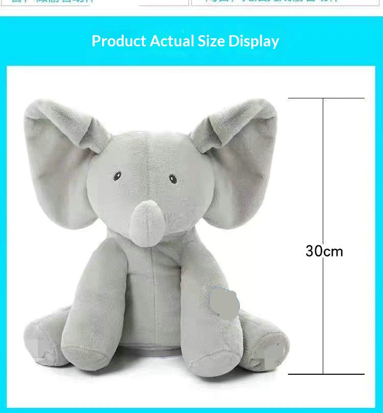 Intelligent Interactive Rabbit And Elephant Plush Toy For Kids_voghion.com