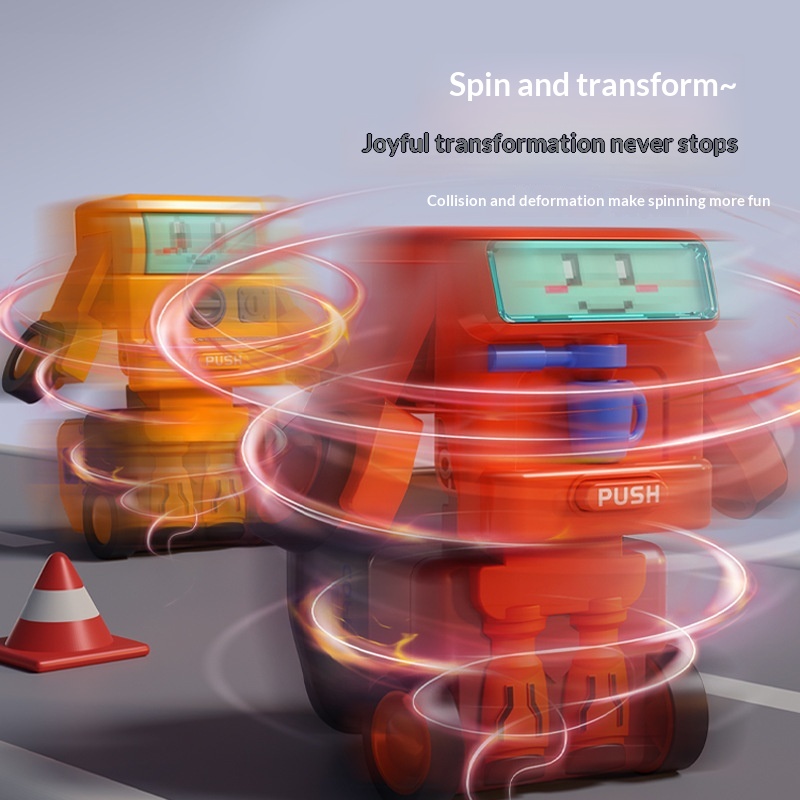 Nieuwe transformerende auto-robot met botsings- en draaifunctie, creatief speelgoed voor kinderen, leuk en origineel cadeau, groothandel._voghion.com