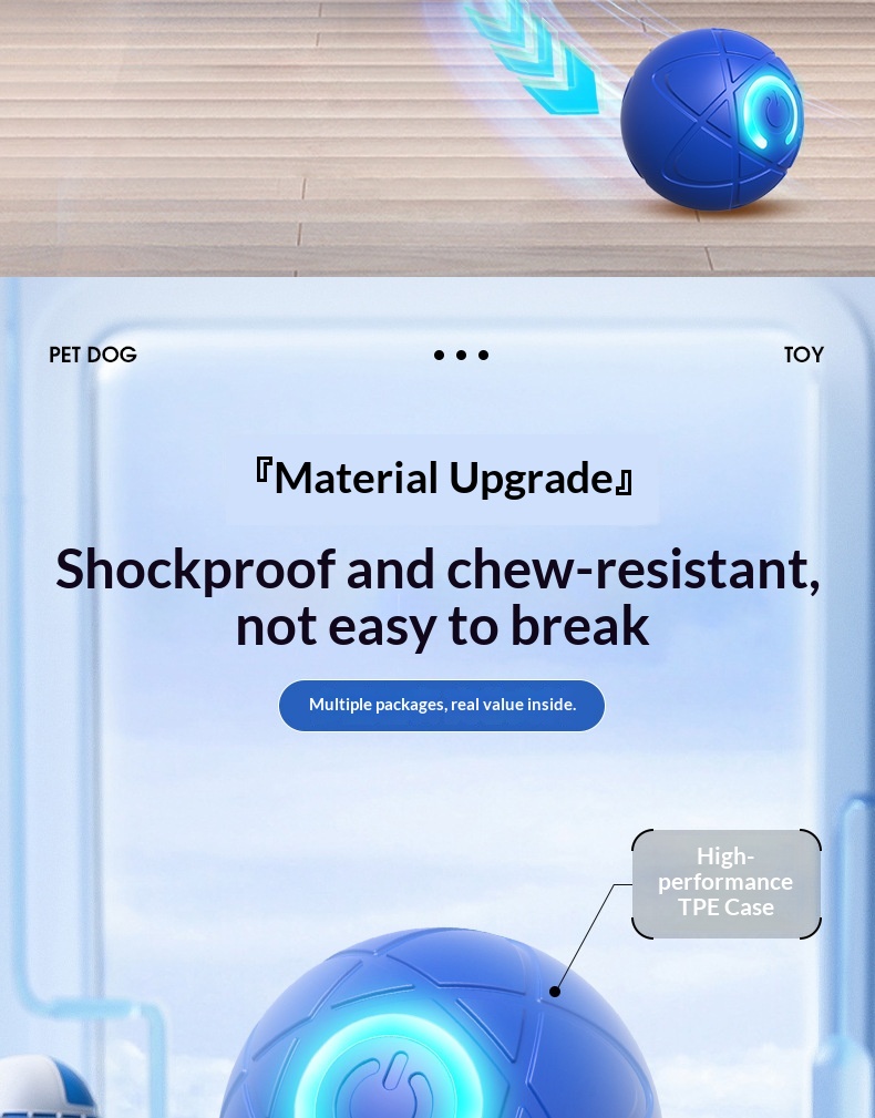 Elektronická inteligentní míč hračka pro psy nabíjecí_voghion.com