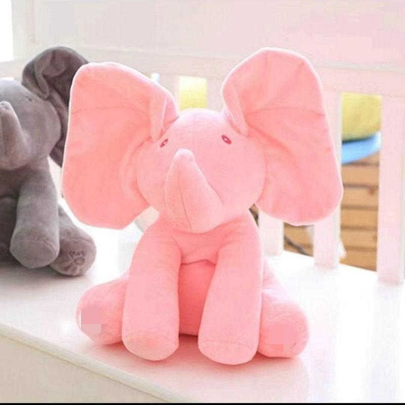 Intelligent Interactive Rabbit And Elephant Plush Toy For Kids_voghion.com