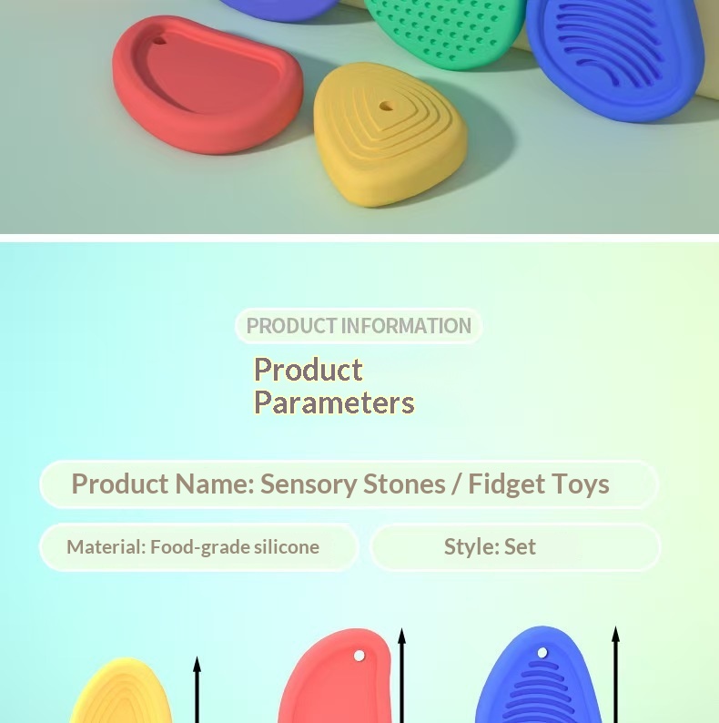 Jouet sensoriel fidget en silicone pour enfant stress_voghion.com