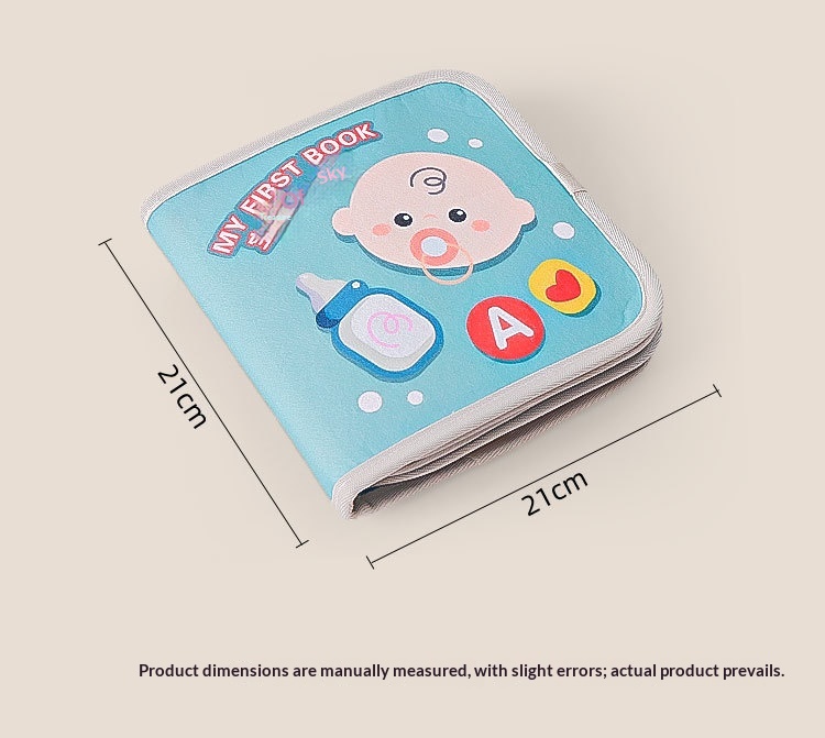 Libro educativo in stoffa per neonati con puzzle in velcro_voghion.com