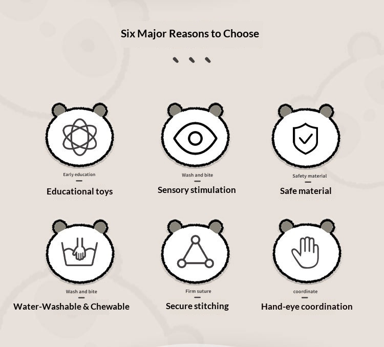 Libro educativo in stoffa per neonati con puzzle in velcro_voghion.com