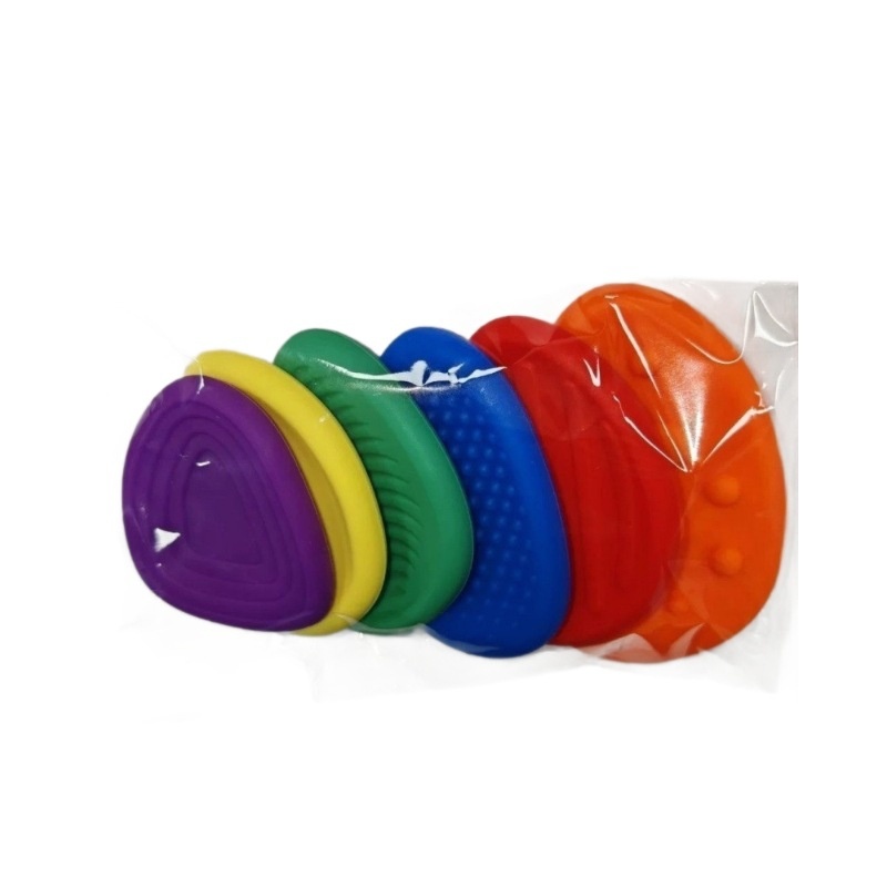 Pierre sensorielle en silicone anti-stress pour enfants, objet éducatif et anti-anxiété._voghion.com