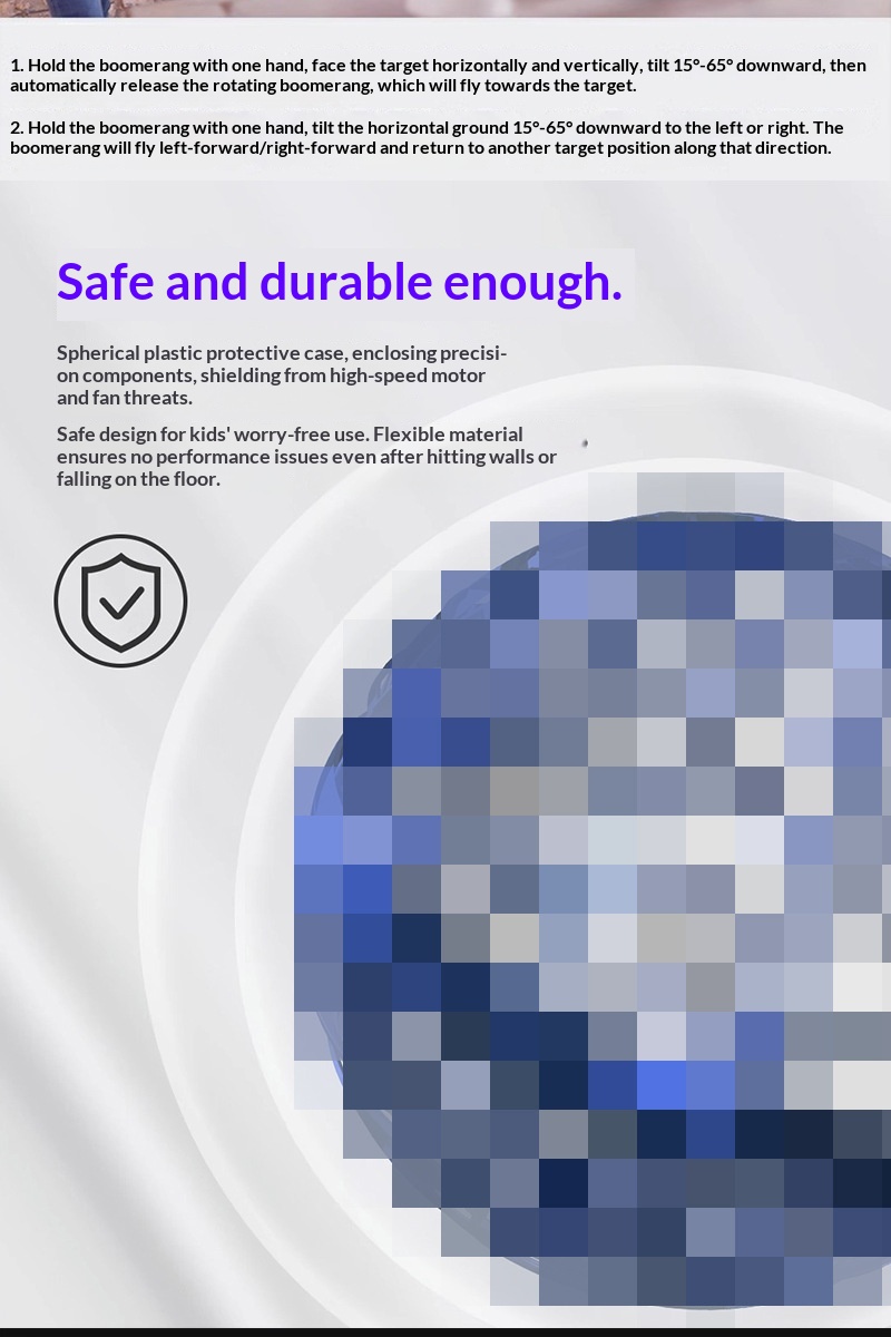 Smart Sensor Floating Cross-Border Gyro Children's Toy Magic Flying Ball_voghion.com