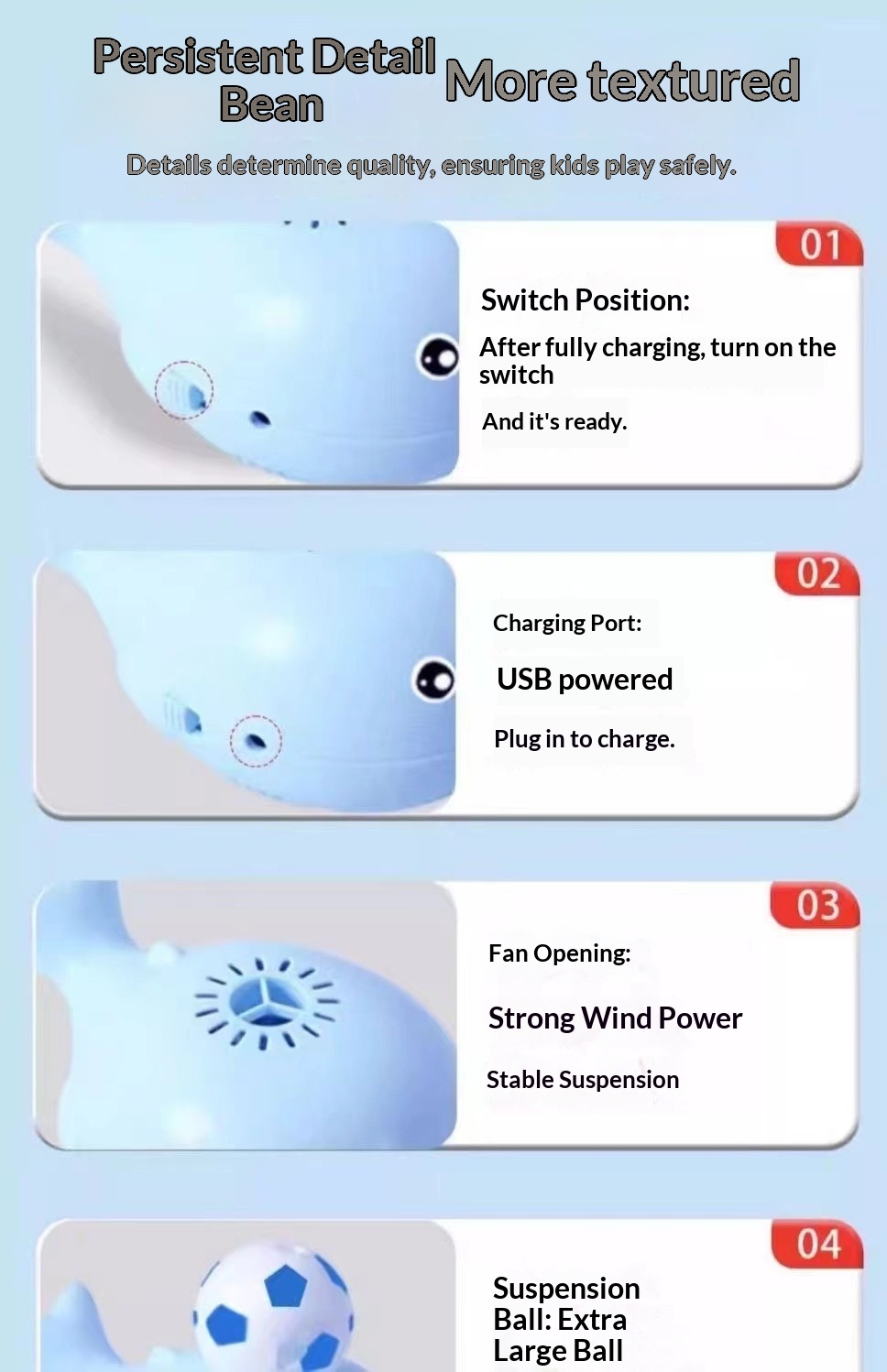 Whale Floating Ball Toy For Baby Focus And Educational Learning_voghion.com