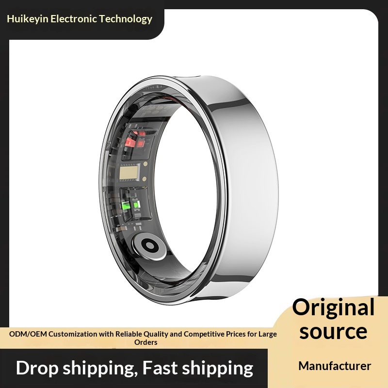 R09 Smart con touchscreen, cambio pagina, rilevamento della frequenza cardiaca, anello Bluetooth multifunzionale, display digitale_voghion.com