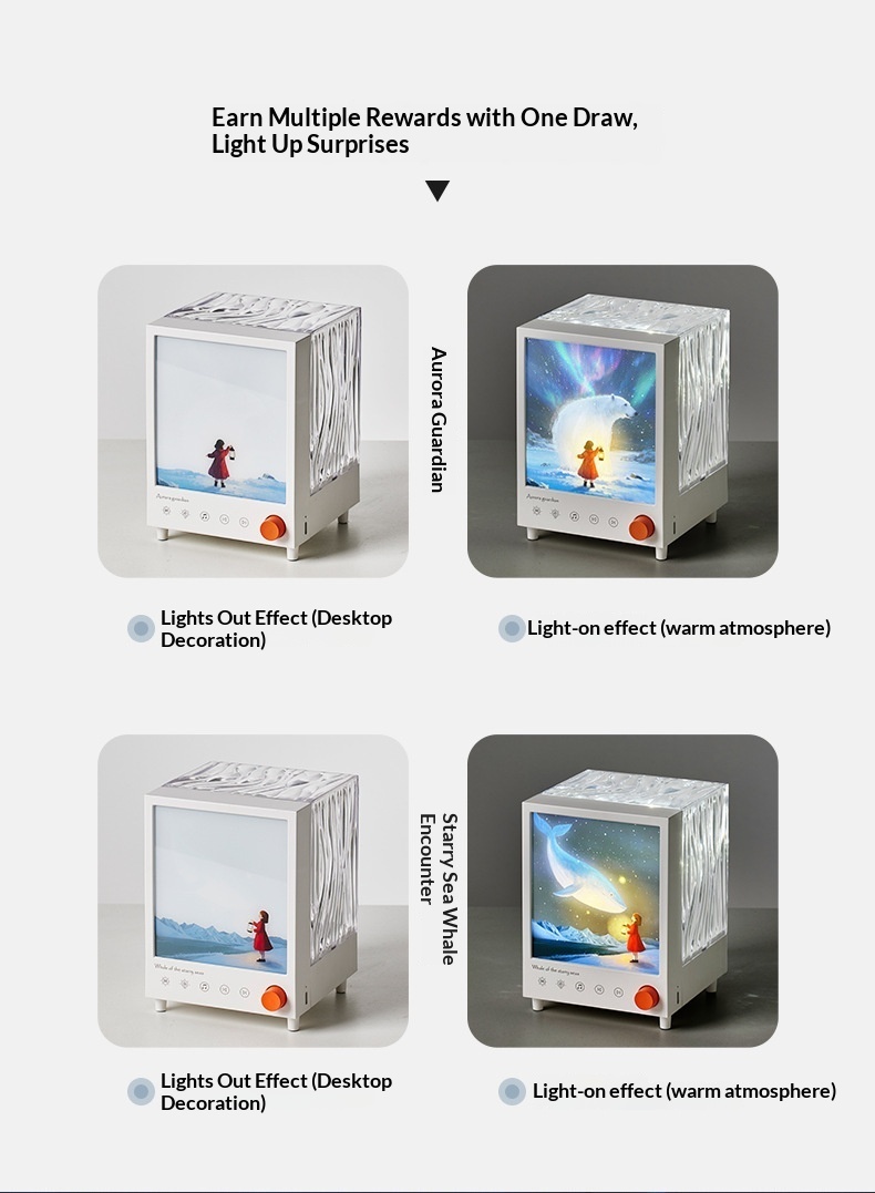 Enceinte bluetooth aurora box avec projecteur d'ambiance_voghion.com