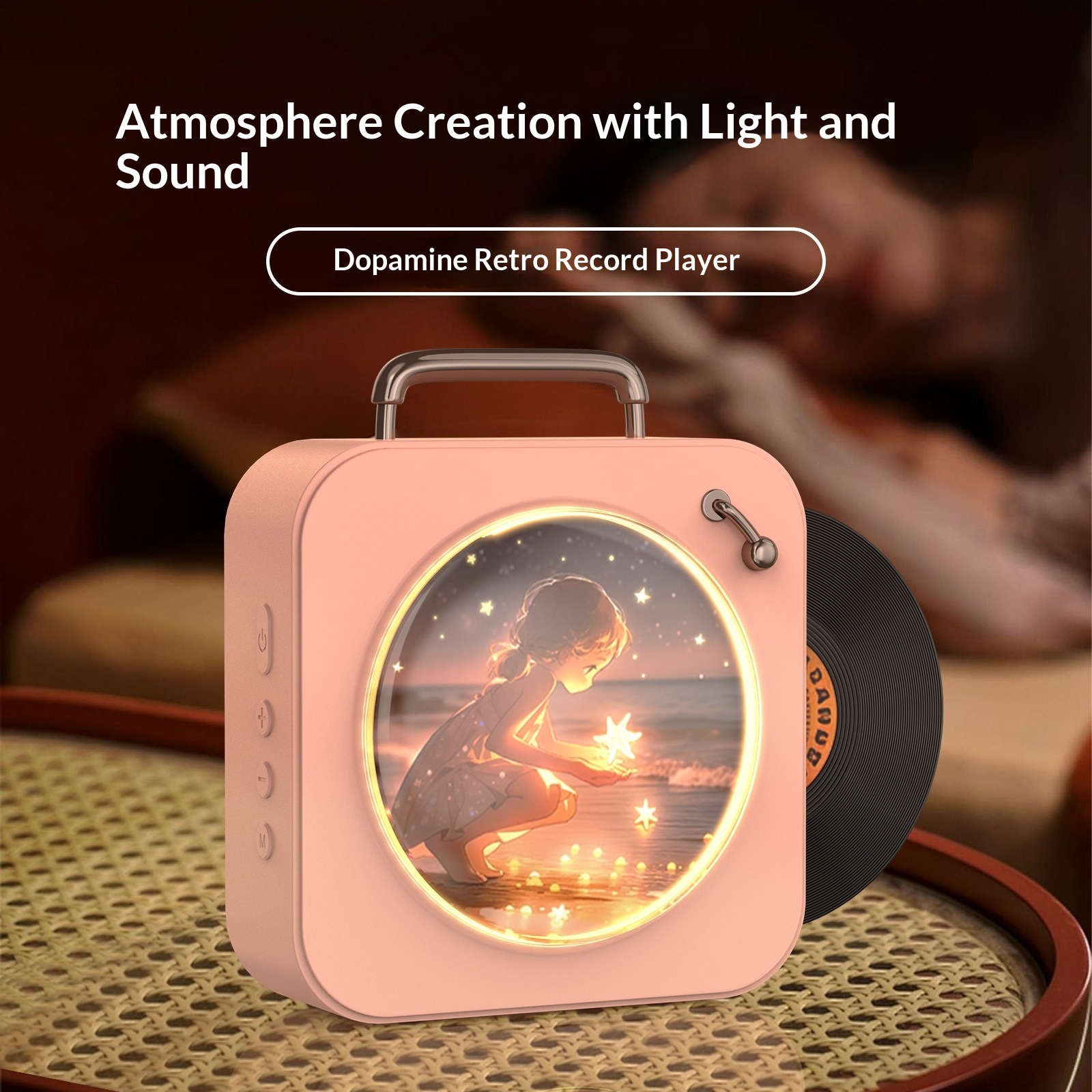 Subwoofer doméstico criativo com dopamina, presente de aniversário para melhor amigo ou celebridade da internet, caixa de som Bluetooth multifuncional_voghion.com